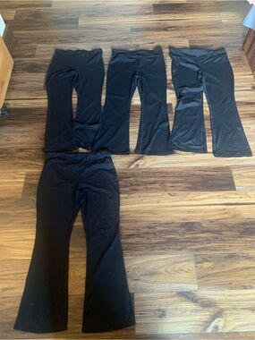 Black Women's Flared Lounge Pants